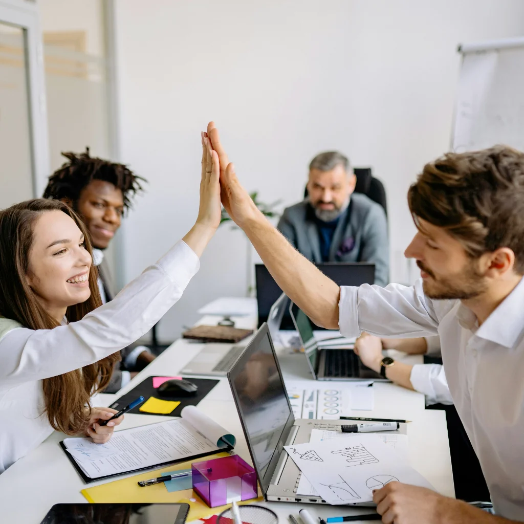 Experienced tax consultants and chartered accountants at work